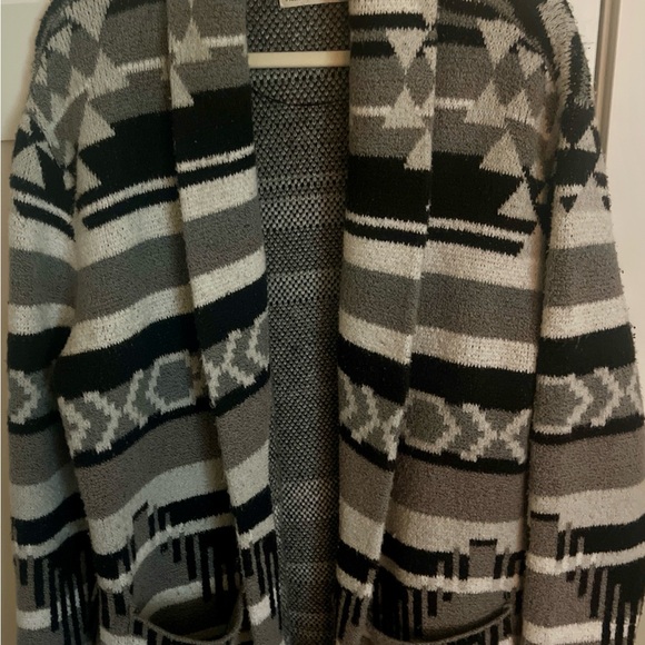 Idyllwind Soft Neutral Cardigan Sweater| Cozy Oversized |Greige Knit - Picture 7 of 8